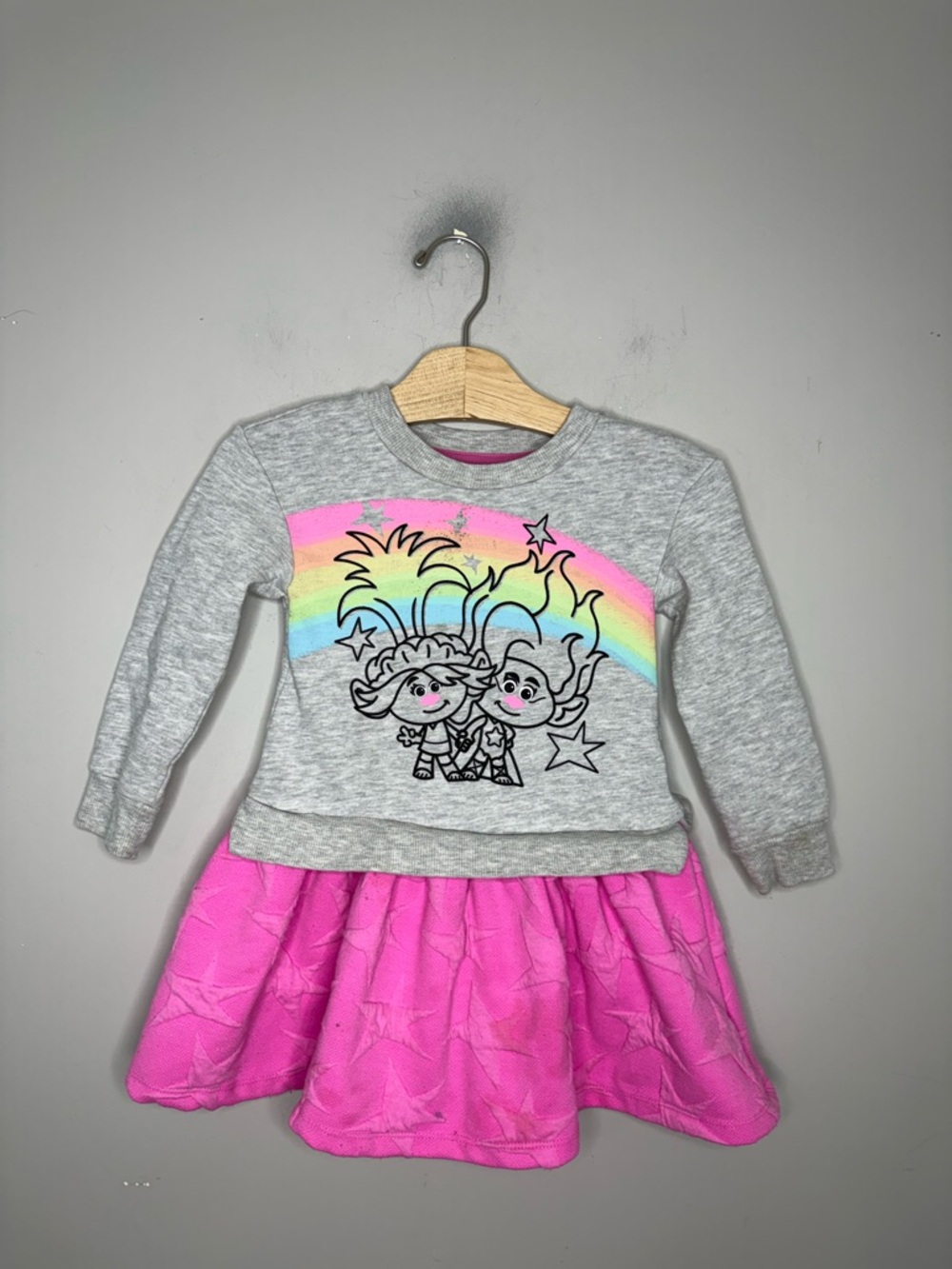$7 ADD ON‎ Trolls dress 3Y sweatshirt zara h&m cotton on combo